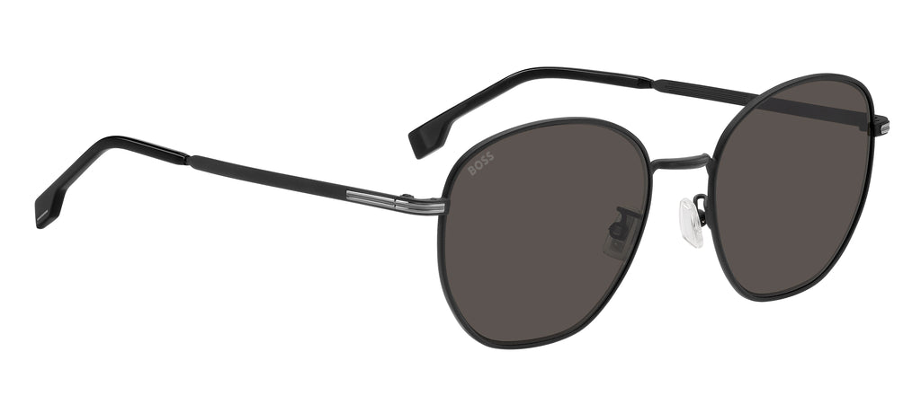 BOSS 1671/F/SK Matte Black/ Grey