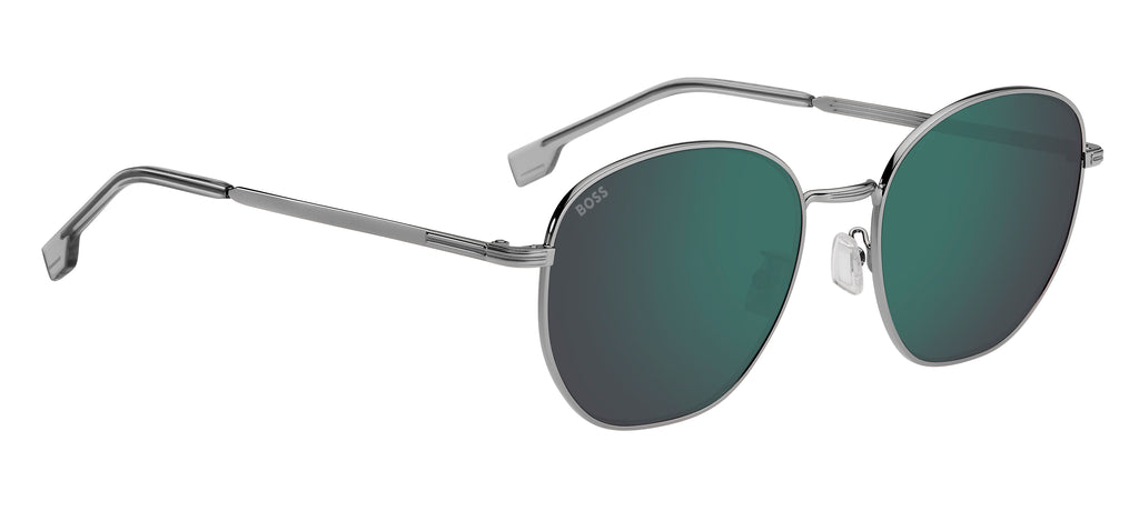 BOSS 1671/F/SK Ruthenium/ Green Mirror
