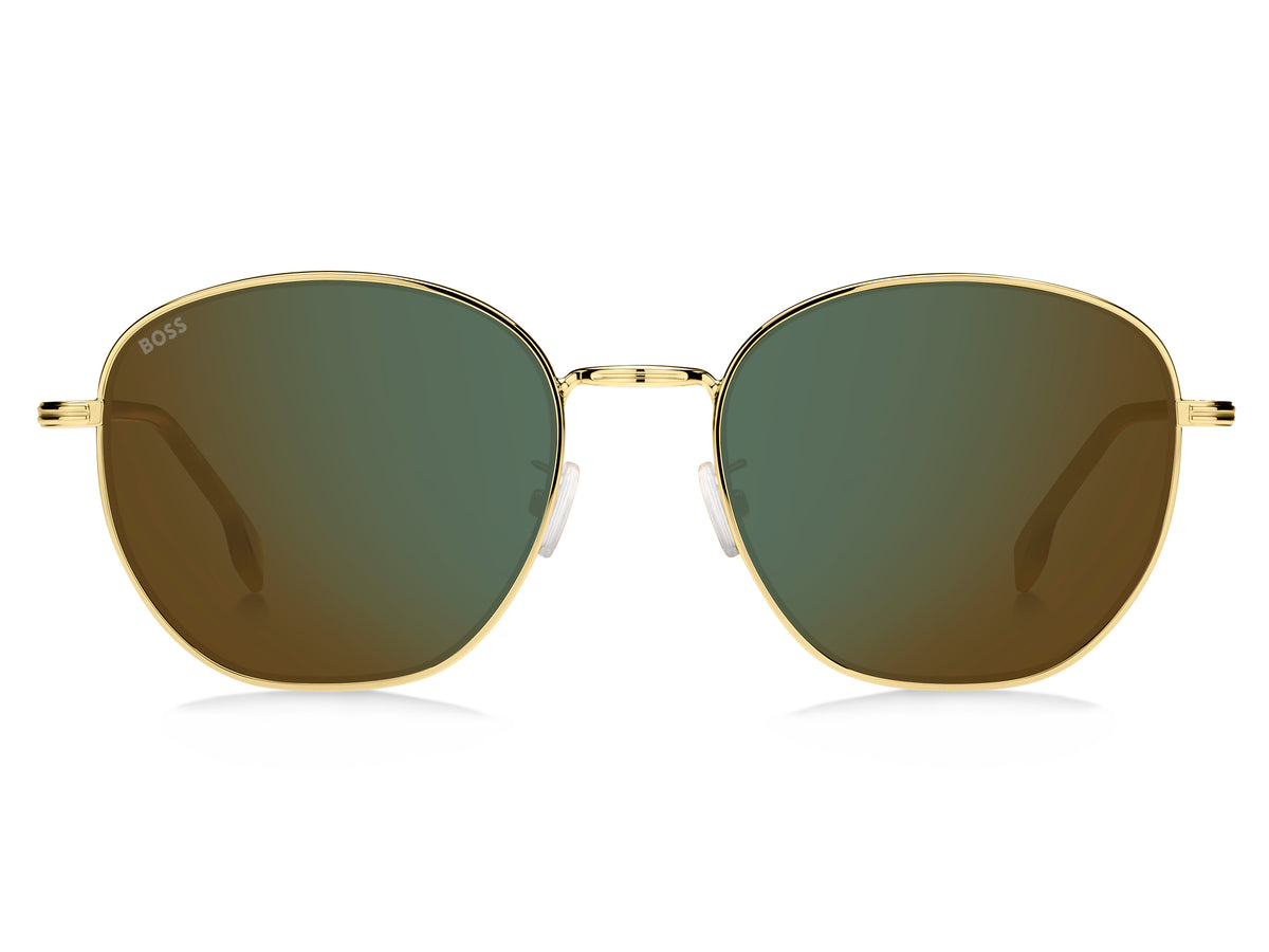 BOSS 1671/F/SK Gold/ Green Mirror
