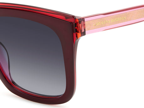 Carolina Herrera HER 0249/G/S Burgundy Pink/ Dark Grey Shaded Lens