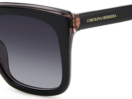 Carolina Herrera HER 0249/G/S Black/ Dark Grey Shaded Lens