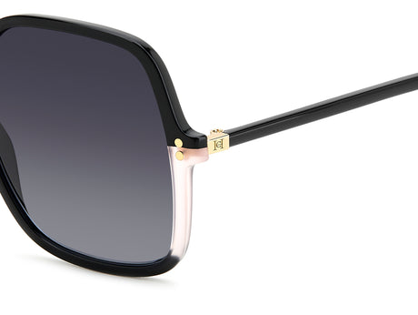 Carolina Herrera HER 0244/S Black Pink/ Dark Grey Shaded Lens