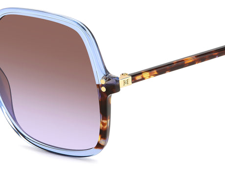 Carolina Herrera HER 0244/S Azure/ Brown Violet Doubleshade Lens