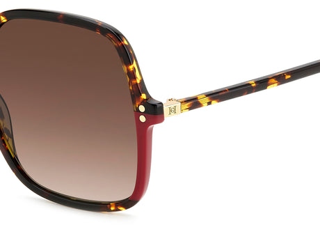 Carolina Herrera HER 0244/S Havana Red/ Brown Shaded Lens