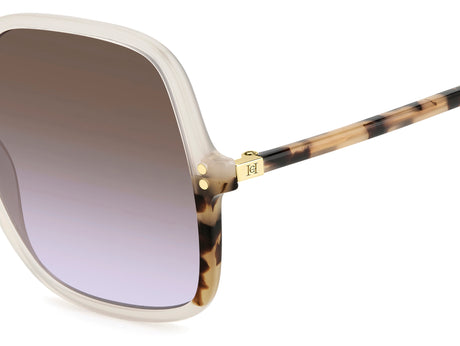 Carolina Herrera HER 0244/S Ivory/ Brown Violet Doubleshade Lens