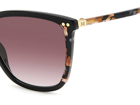 Carolina Herrera HER 0245/S Black Havana/ Pink Doubleshade Lens