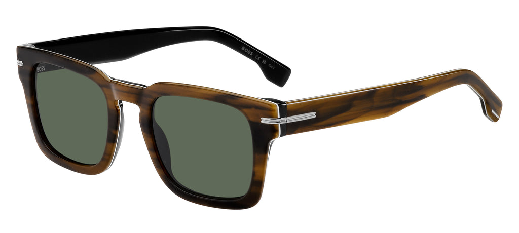 BOSS 1625/S Striped Brown Black/ Green