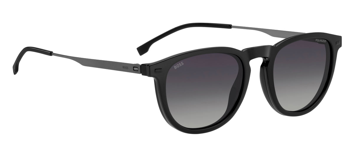 BOSS 1640/CS 284 LB 51 Black Ruthenium / Green Gradient Polarised Lenses