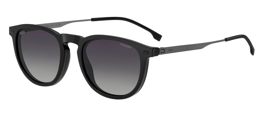 BOSS 1640/CS 284 LB 51 Black Ruthenium / Green Gradient Polarised Lenses