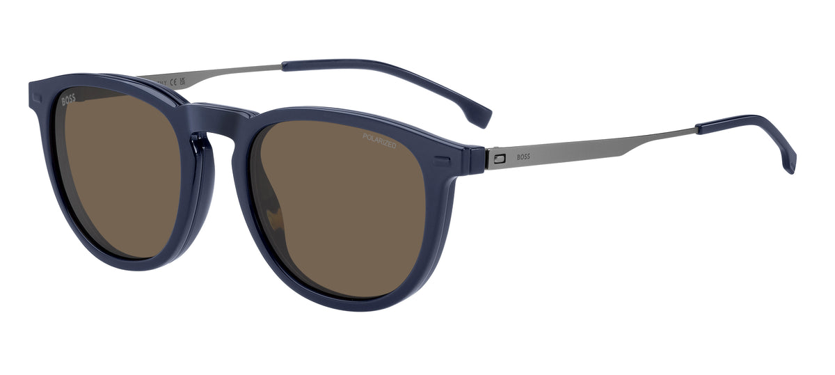 BOSS 1640/CS DTY SP 51 Blue Ruthenium / Bronze Polarised Lenses