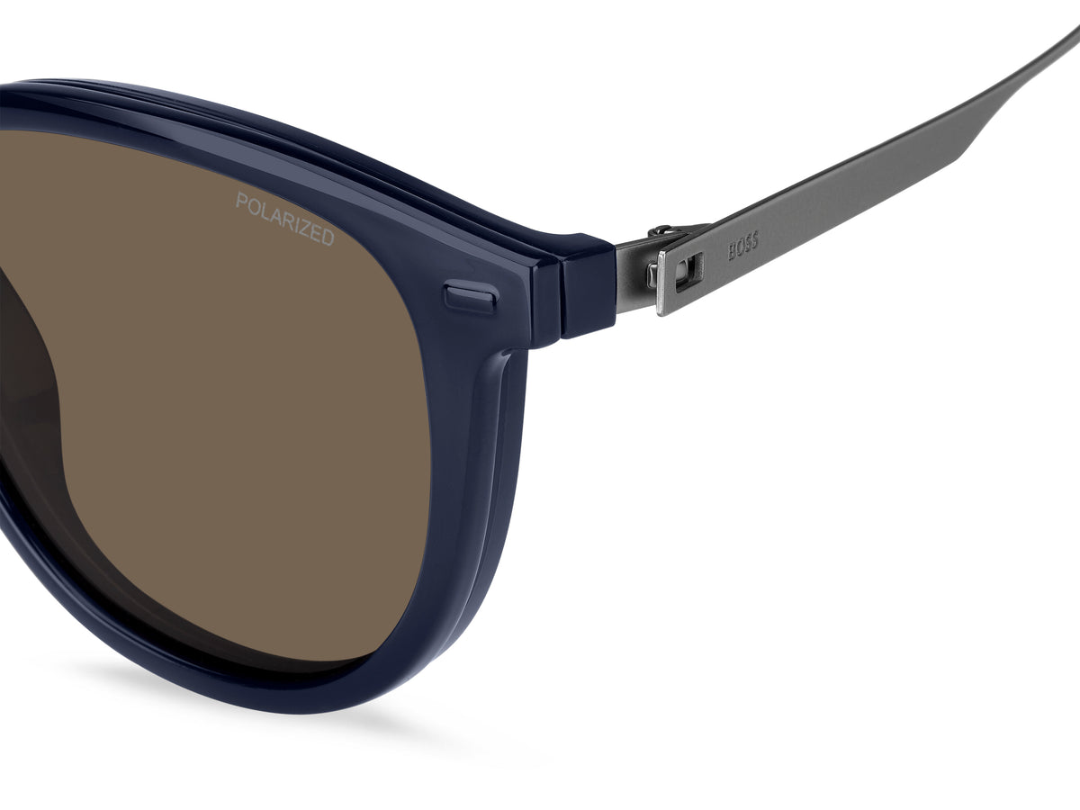 BOSS 1640/CS DTY SP 51 Blue Ruthenium / Bronze Polarised Lenses