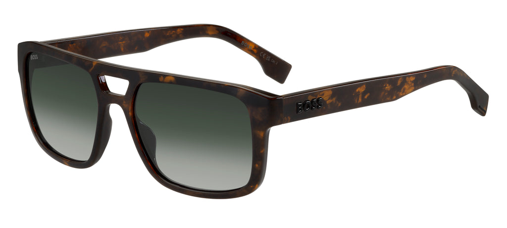 Hugo Boss BOSS 1648/S Havana/ Green Shaded