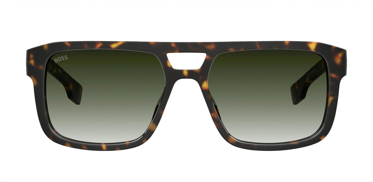 BOSS 1648/S Havana/ Green Shaded