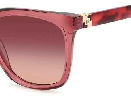 Carolina Herrera HER 0236/S Burgundy Red Havana/ Pink Doubleshade Lens