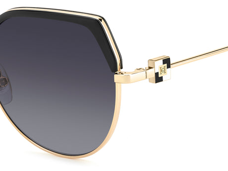 Carolina Herrera HER 0238/S Black Gold/ Dark Grey Shaded Lens