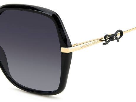Carolina Herrera HER 0217/S Black Gold/ Dark Grey Shaded Lens