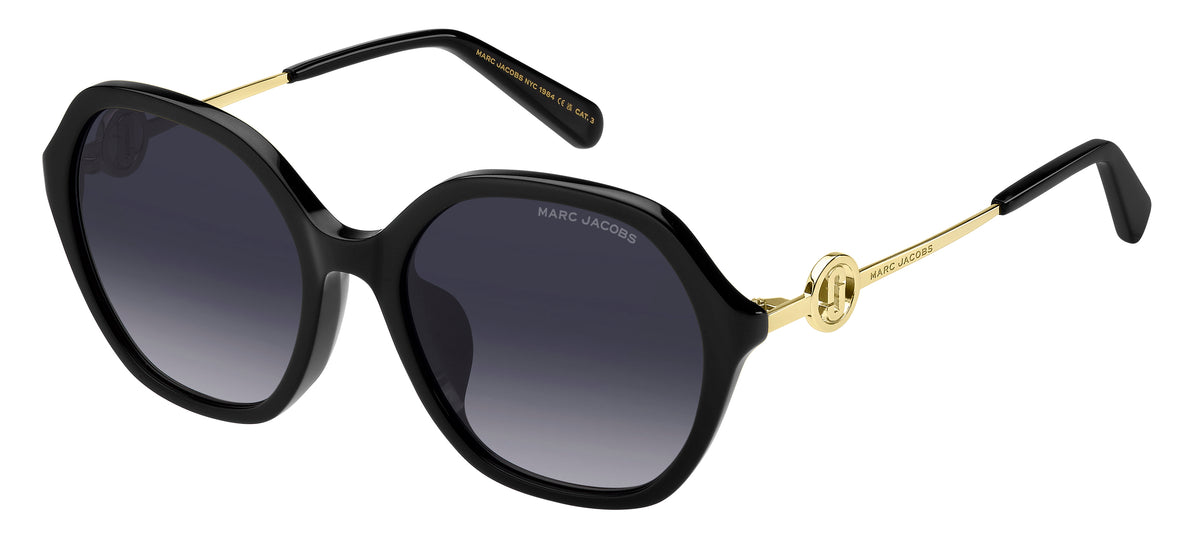 Marc Jacobs MARC 728/F/S-55-807 BLACK 9O DARK GREY SF