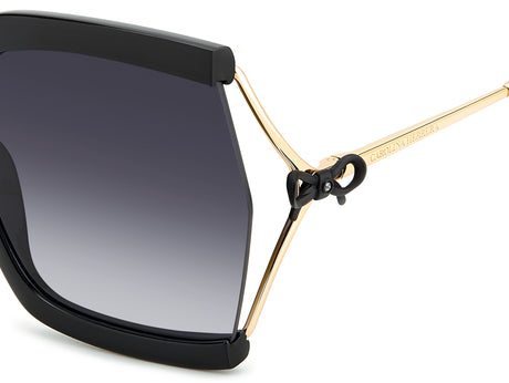 Carolina Herrera HER 0216/G/S Black Gold/ Dark Grey Shaded Lens