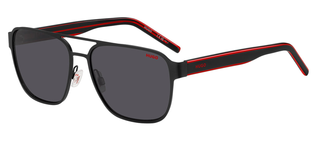 Hugo Boss HG 1298/S-57-OIT IR BLACK RED