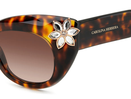 Carolina Herrera HER 0215/S Havana/ Brown Shaded Lens
