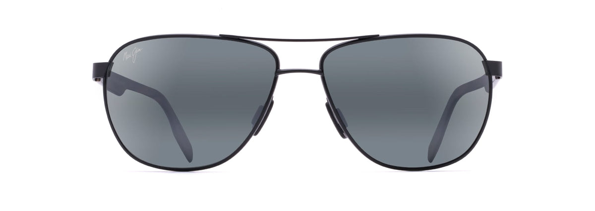 Maui Jim Castles 728-2M Matte Black  / Neutral Grey Polarised - Blue Star Eyewear