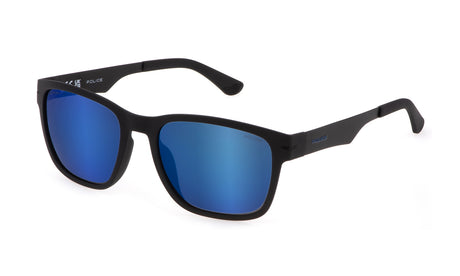 Sunglasses Police Pll09E U28P Matt Black W/ Blue Lenses 5619 140 3P