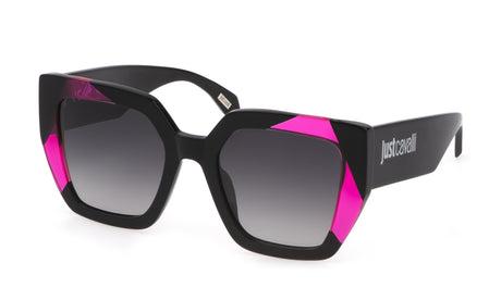 Sunglasses Just Cavalli 021V 700Y Shiny Black / Fuschia  5321 140 2