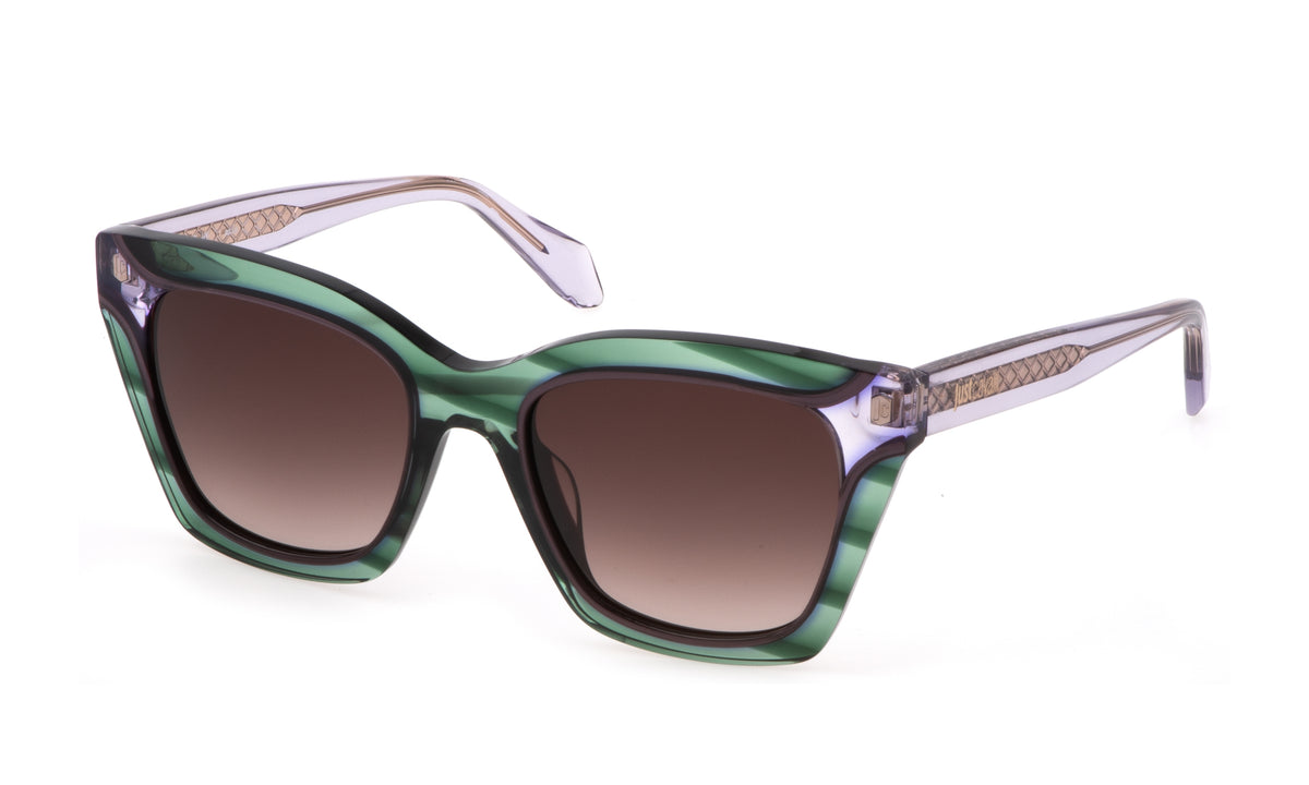 Sunglasses Just Cavalli 024V 0Vbt Transp.Striped Green 5220 140 3