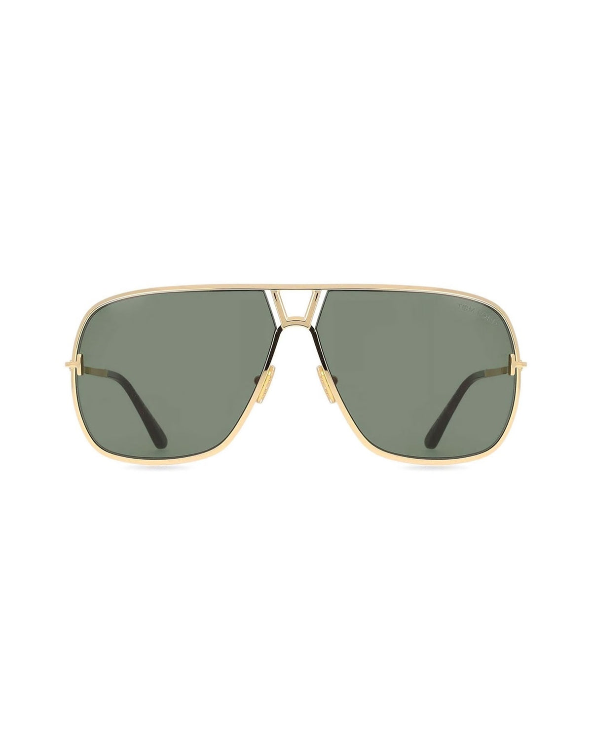 Tom Ford FT120430N63 shiny deep gold / green