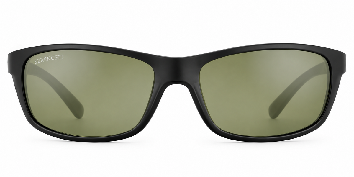 Serengeti Bormio SS009007 Matt Black/ Green Silver Photochromic Polarised