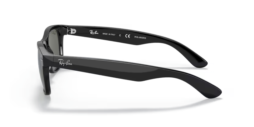 Ray-Ban New Wayfarer 0RB2132 901/58 52 Black/ Green - Blue Star Eyewear