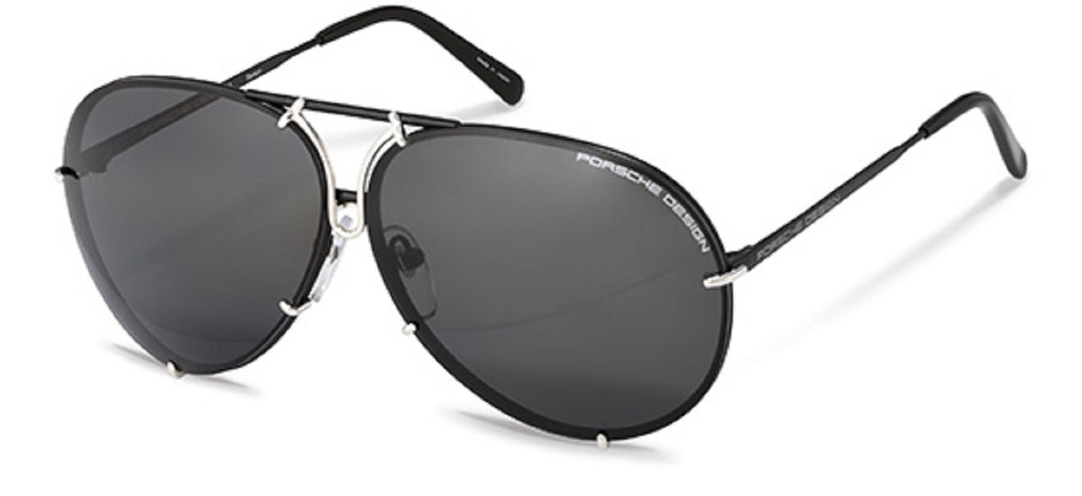 Porsche Design P847866J66 Black - Silver/ Smoke