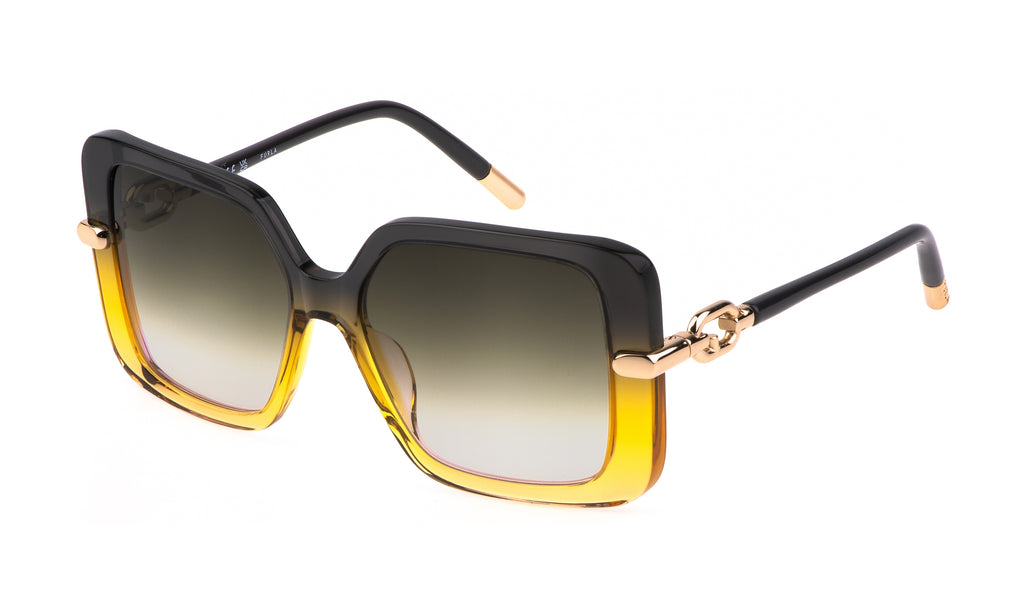 Sunglasses Furla Sfu712 0852 Grey Grad Yellow 5416 140 2