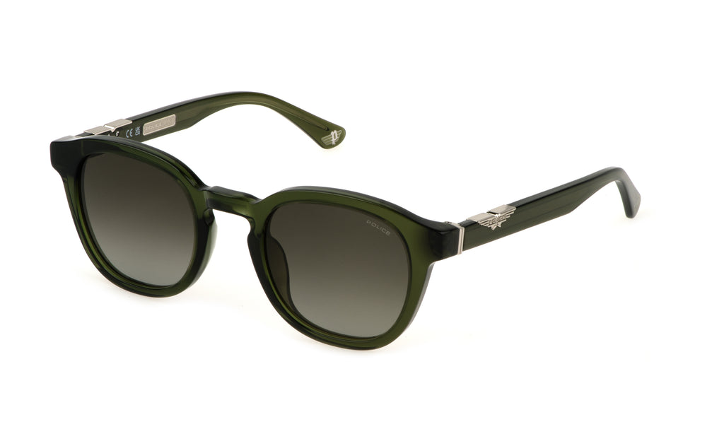 Sunglasses Police Spll82 02Gn Shiny Transp.Green 5024 145 3