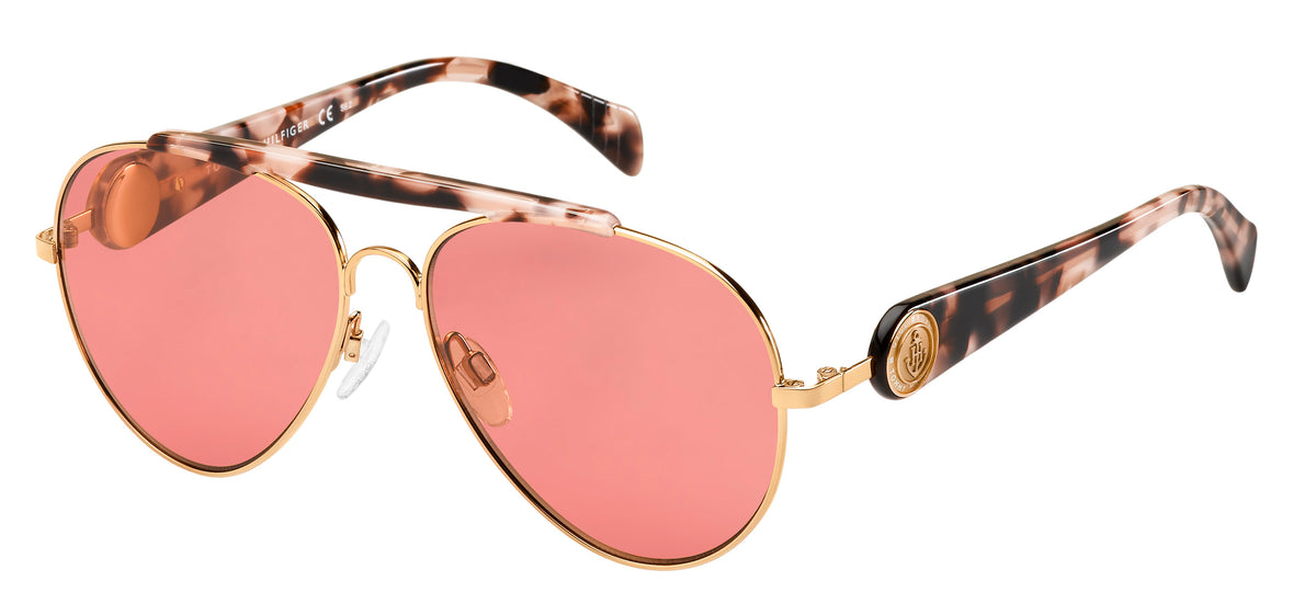Tommy Hilfiger TH GIGI Gold Havana/ Brown Grey