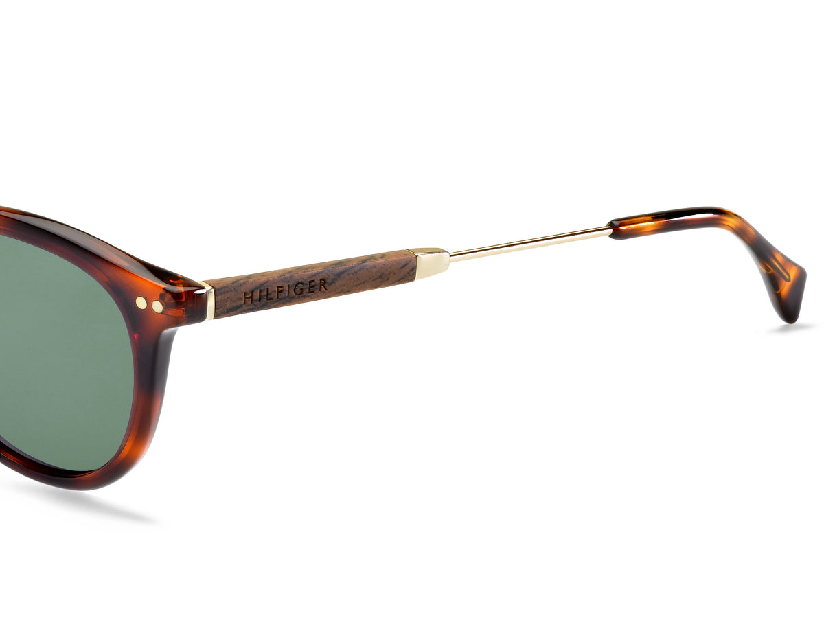Tommy Hilfiger TH 1198/S Grey Ruthenium Brown Wood/ Grey Shaded