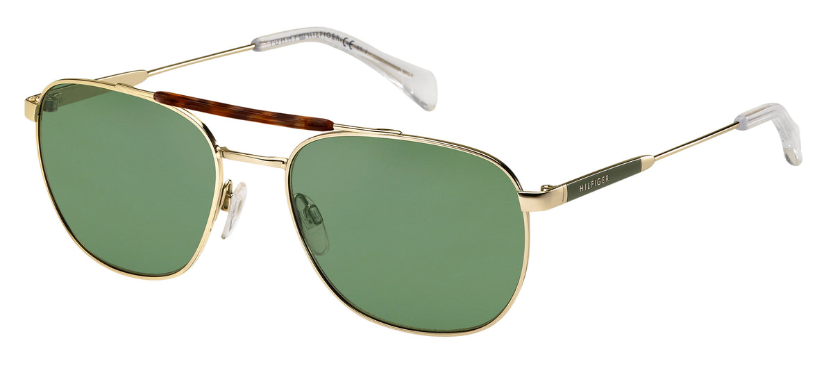 Tommy Hilfiger TH 1308/S Light Gold Dark Havana Gold Matt Dk/ Green