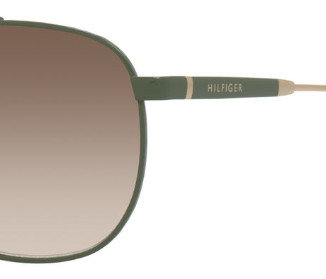 Tommy Hilfiger TH 1308/S Mt Lt Military Green Dk Havana Gold/ Brown Shaded
