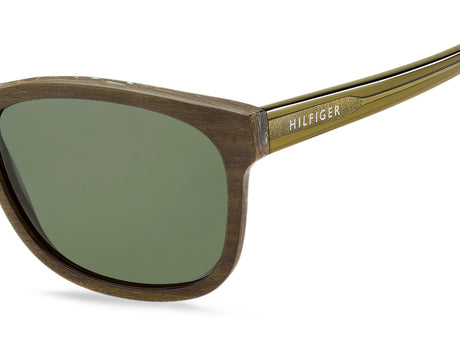 Tommy Hilfiger TH 1985 Pattern Brown Mud/ Green Lens