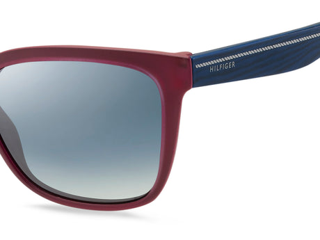 Tommy Hilfiger TH 1312/S Crystal Burgundy Blue/ Azure Ss Flar
