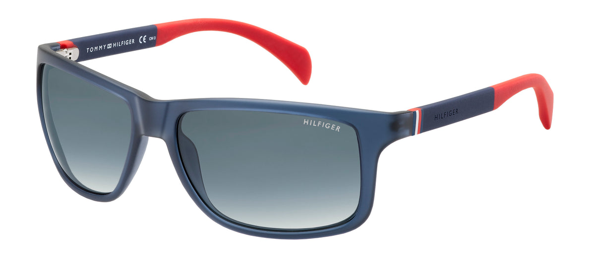 Tommy Hilfiger TH 1258/S Matte Blue Red Matte Blue/ Grey Shaded