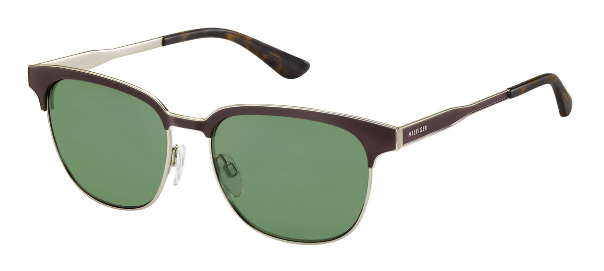 Tommy Hilfiger TH 1356/S Matt Light Gold Brown/ Green