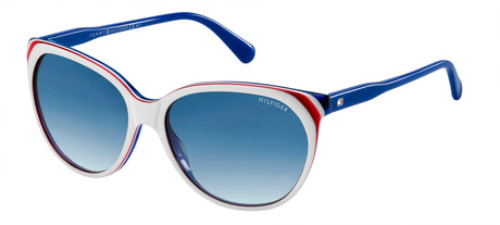 Tommy Hilfiger TH 1315/S White Red White Blue/ Dk Blue Shaded