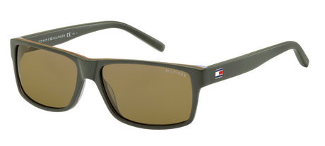 Tommy Hilfiger TH 1042/N/S Black White Blue Crystal Matt Black/ Grey