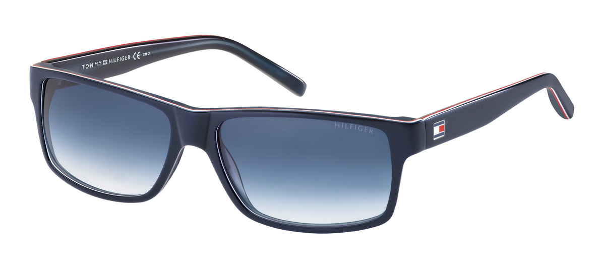 Tommy Hilfiger TH 1042/N/S Blue Red White/ Dk Blue Shaded