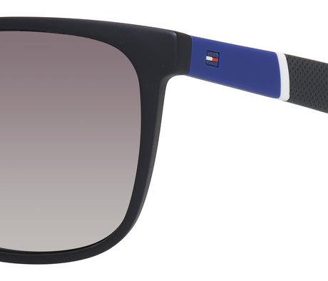 Tommy Hilfiger TH 1281/S Matt Black Blue Matt White Dark Gre/ Grey Mirror Shade Silver
