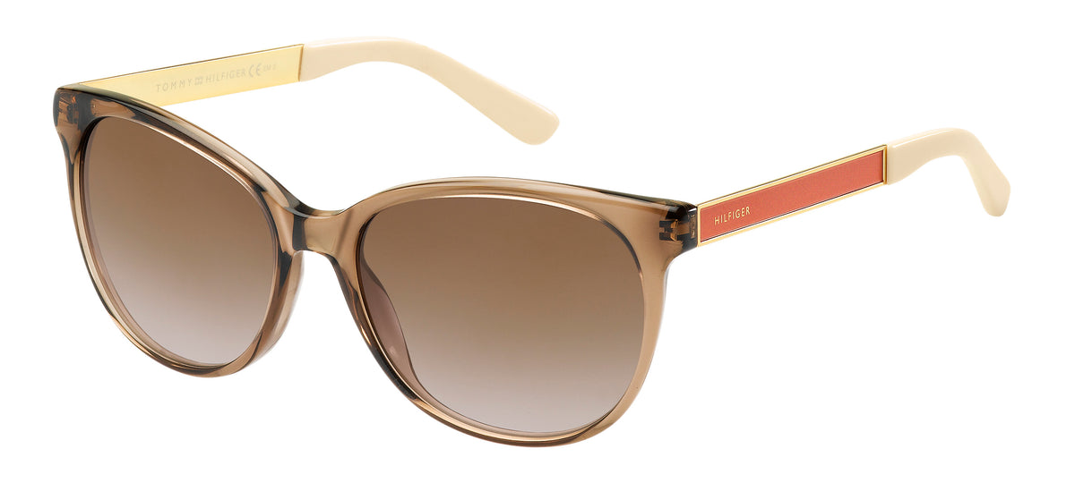 Tommy Hilfiger TH 1320/S Mtwhite Pink Capri/ Brown Revo Pink