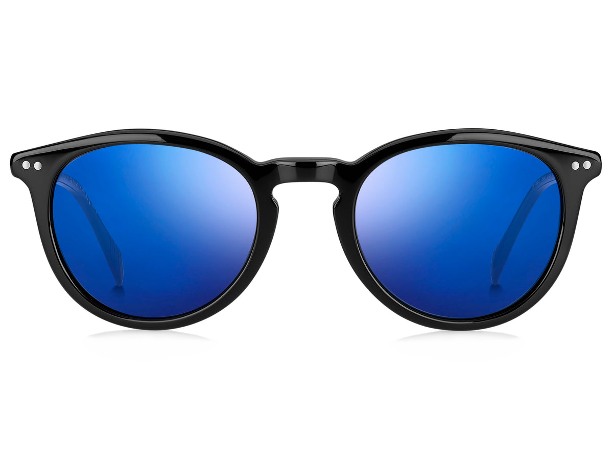 Tommy Hilfiger TH 1198/S Black Ruthenium/ Blu Sky Mirror