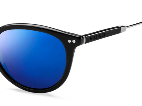 Tommy Hilfiger TH 1198/S Black Ruthenium/ Blu Sky Mirror