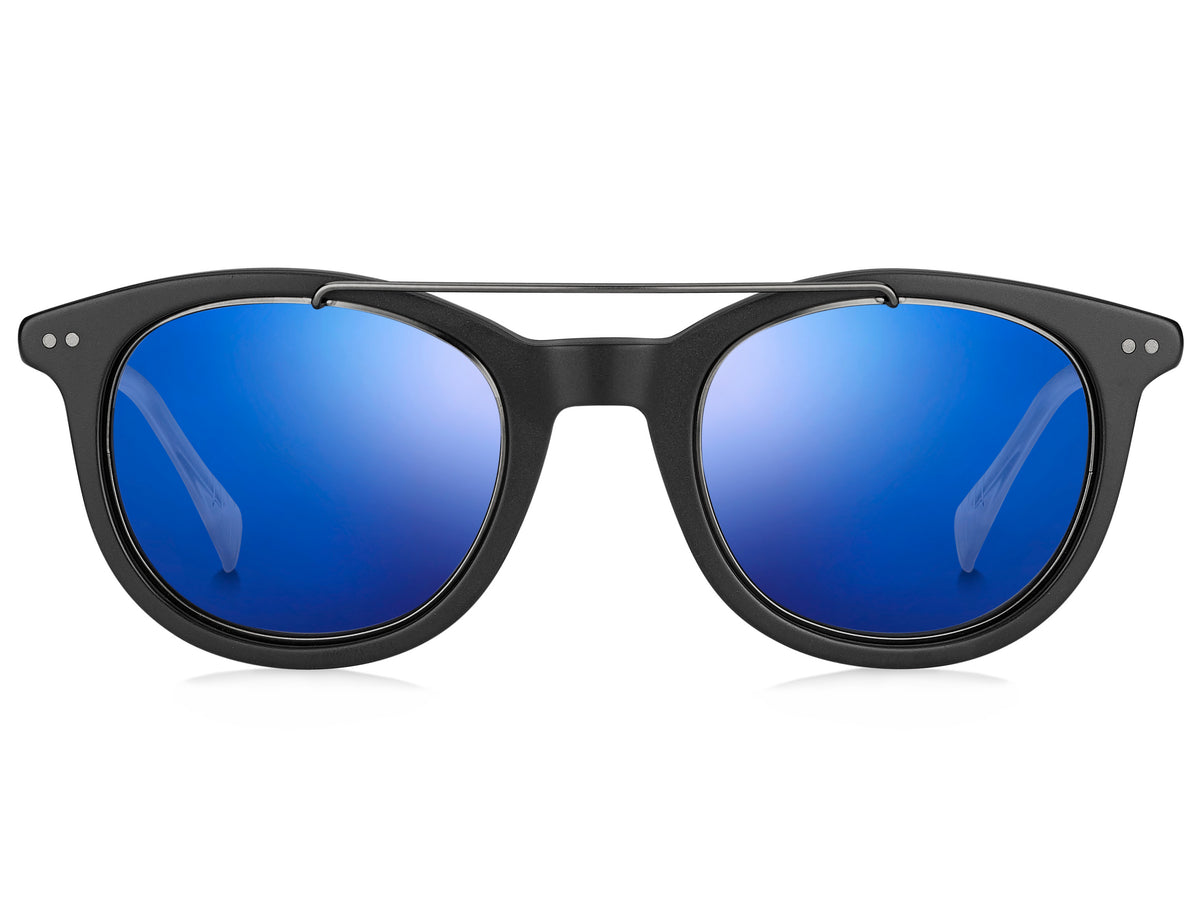 Tommy Hilfiger TH 1348/S Matt Black Matt Dark Ruthenium Blac/ Blu Sky Mirror